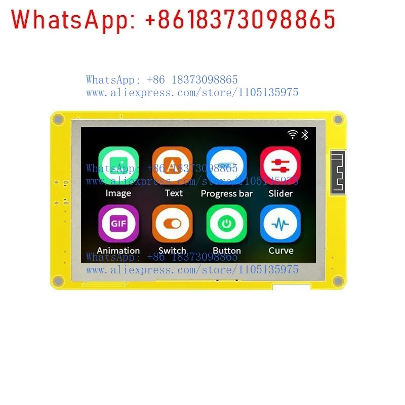 ESP32-S3 4.3 بوصة اللاسلكية والأزرق اللمس LCD 800*480 IPS TN شاشة ذكية شاشة Rgb 4.3 بوصة لوحة تطوير لاسلكية