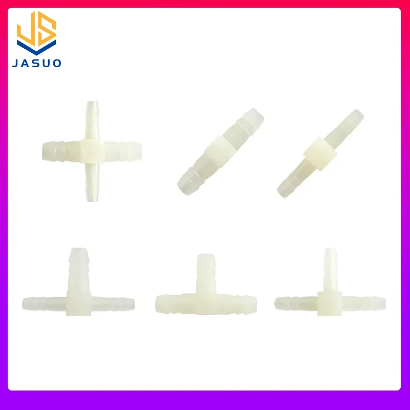 10pcs/bag Dental Fitting Connector for Dental Air Water Plastic Tube Connector Pipe Dental Joint Water Pipe and Air Pipe Joint
