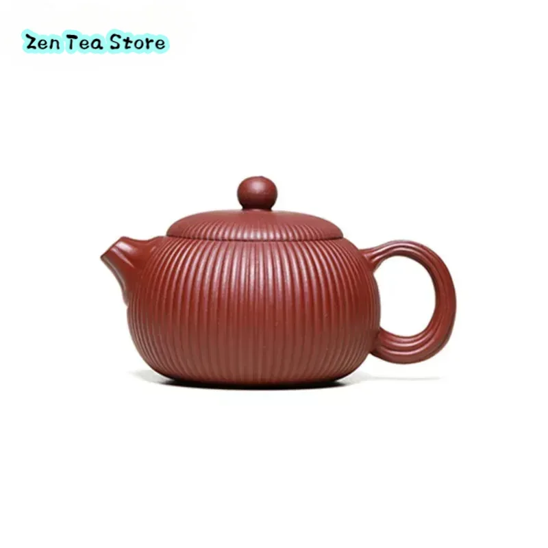 

Loiesag 200ml Yixing Famous Purple Clay Teapots Xishi Tea Pot Beauty Kettle Raw ore Handmade Kung Fu Tea Set Dahongpao Authentic