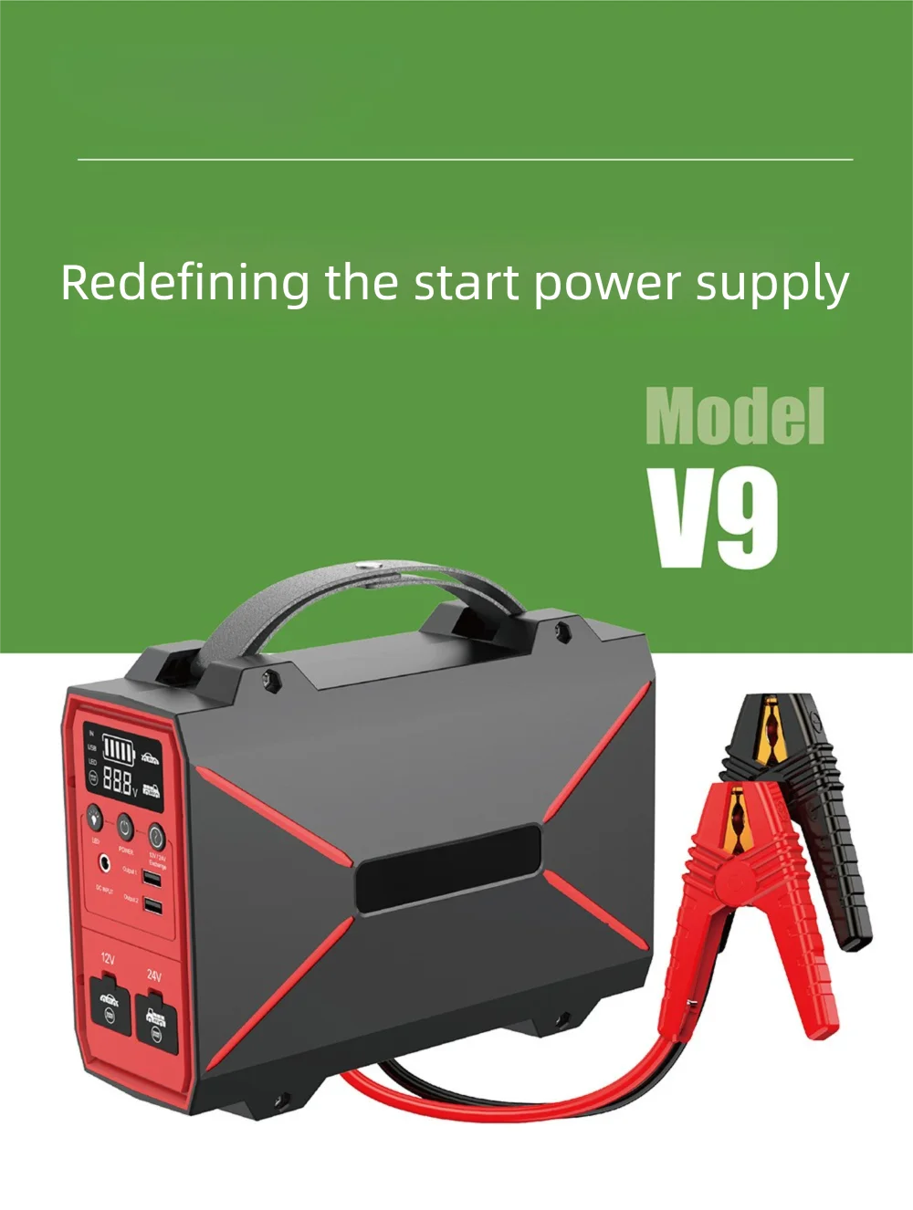 เครื่องจั๊มพ์สตาร์ทเตอร์สำหรับ - Car Jump Starter 12V 24V Truck บทวิจารณ์และราคา
