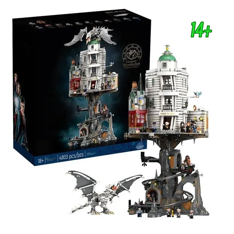 

Новый набор строительных блоков Disney 76417 2026, коллекционное издание Ironbelly Dragon Gringotts, подарки для вечеринок, подарок для детей и взрослых