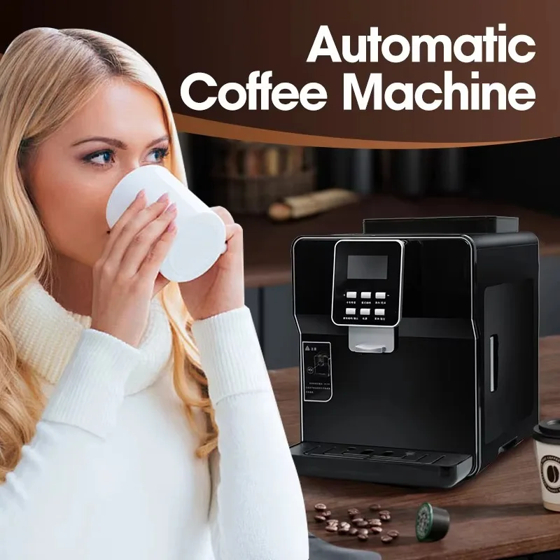 Household Coffee Machine Automatic Touch Screen Coffee Maker Espresso Coffee Machine