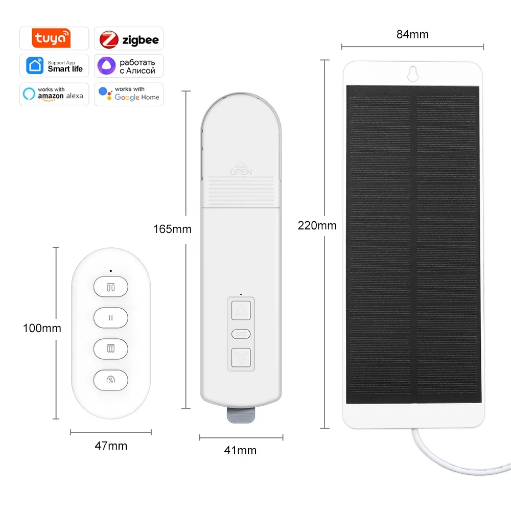 

Tuya Zigbee умный дом тянущая бусина электрический двигатель жалюзи привод абажура мотор для штор работает с Alexa Google Home