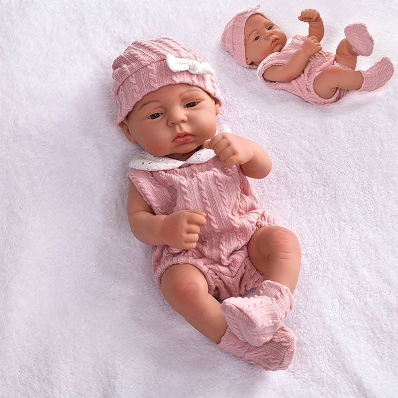 New 16inch Silicone Vinyl Reborn Dolls 40cm Reborn Baby Doll Unisex Soft Reborn Toddler Bebe Doll Home Decor Toy Kid Gifts