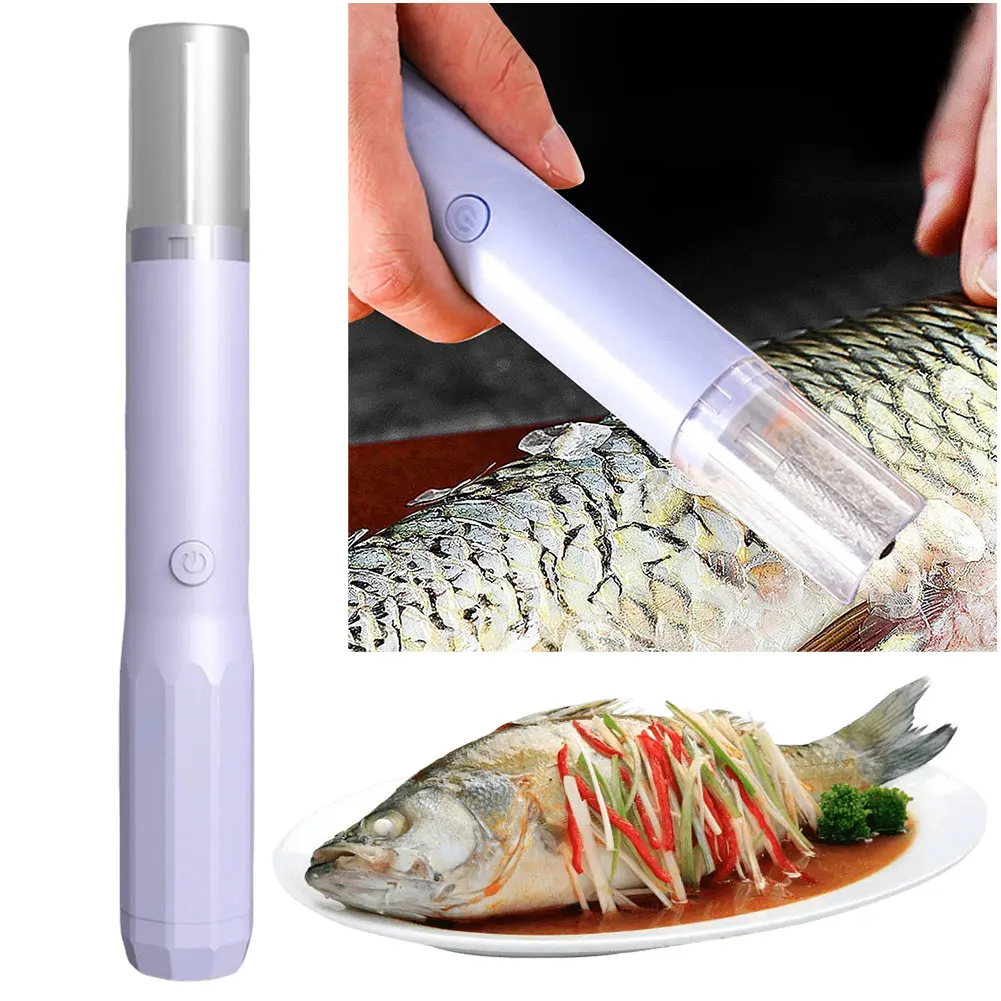 

Electric Fish Scaler Easily Remove Fishscales Fish Scale Remover Fish Scraper for Chef and Home Cooks Fish Cleaning Tools