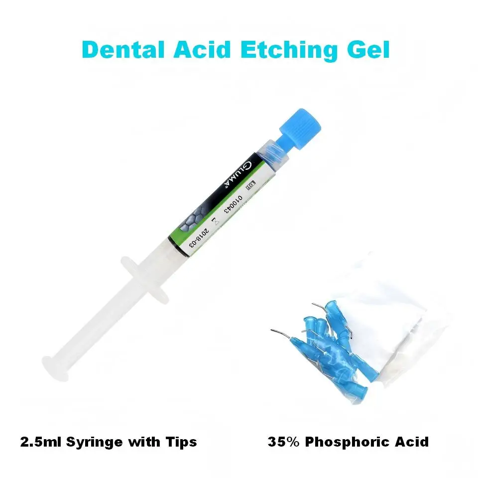 

Heraeus Kulzer Gluma Bonding Etchant Gel Adhesive Preparation Composite Bonding 35% Phosphoric Acid Enamel Dentin Etch Dental