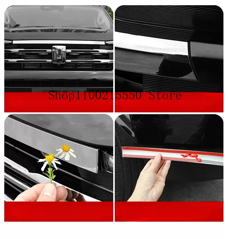 Stainless steel door body side protector trim cover strips decoration garnish car styling for Great Wall GWM WEY TANK 400hi4-t