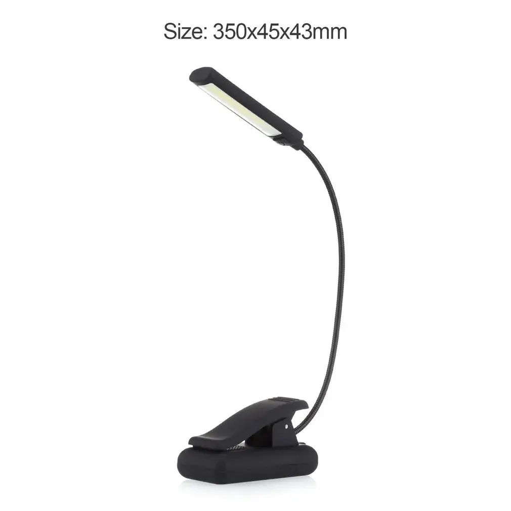 مصباح Led بمشبك بطارية usb ، 6 واط ، cob ، ذراع مرن ، للكمبيوتر المحمول ، الكمبيوتر المحمول ، العمل ، المحمولة ، ضوء الليل ، leshp