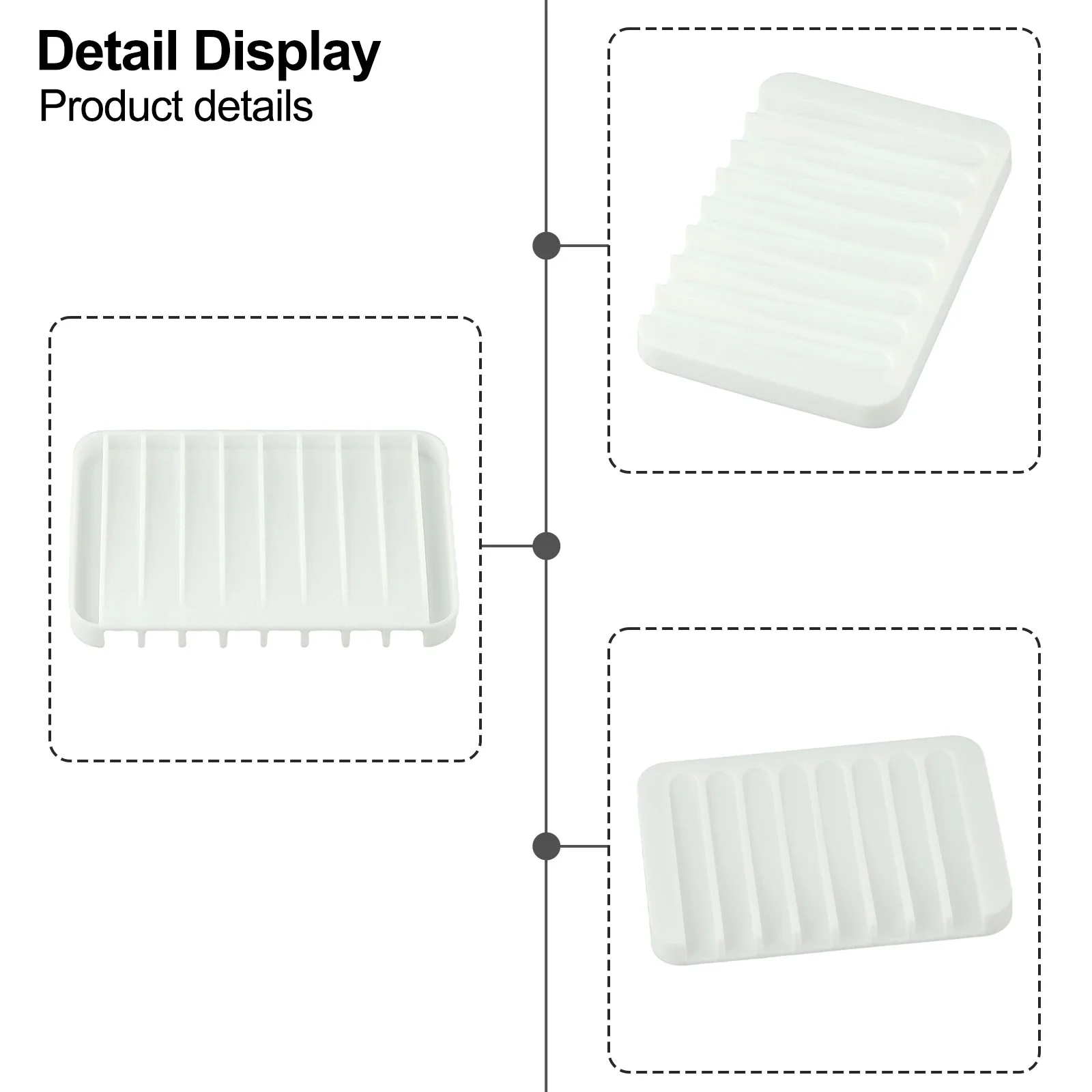 Perfect Innovative Easy To Clean Innovative Premium Silicone Silicone Self Draining Soap Dishes Compact And Soap Holder