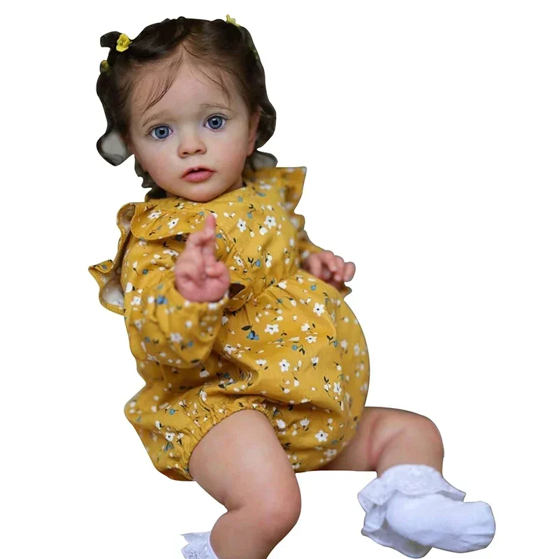 60CM Reborn Toddler Girl Missy Real Picture 3D Skin Multiple Layers Painting Visible Veins High Quality Collectible Art Doll