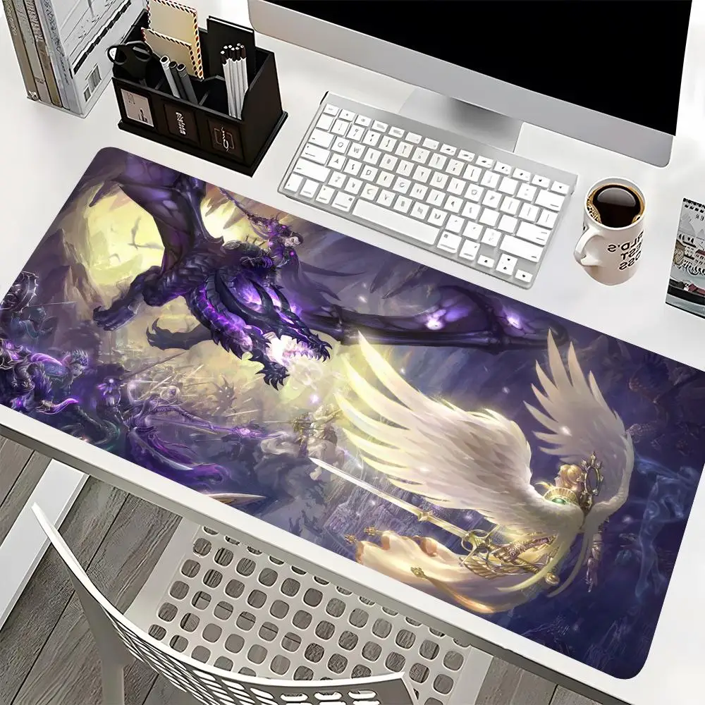 

Anime Heroes Of Might And Magic Mouse Pad Gaming Mousepad Abstract Large 800x400x2mm MouseMat Gamer XXL Mause Carpet PC Desk