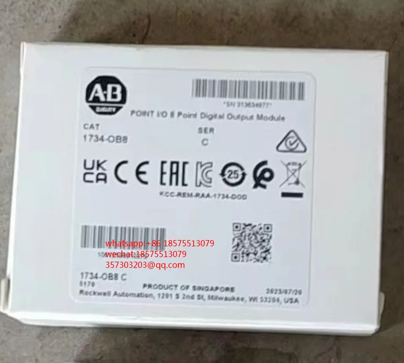 

FOR ALLEN-BRADLEY 1734-OB8 POINT I/O 8 DIGITAL OUTPUT MODULE New Original Stock 1 PIECE