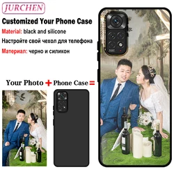 Custom Photo Case For Xiaomi Mi Poco X7 M4 9 Redmi Turbo 4 Note 10 10T 10S SE Lite CC9e CC9 Pro 5G Silicone Glass Leather Cover