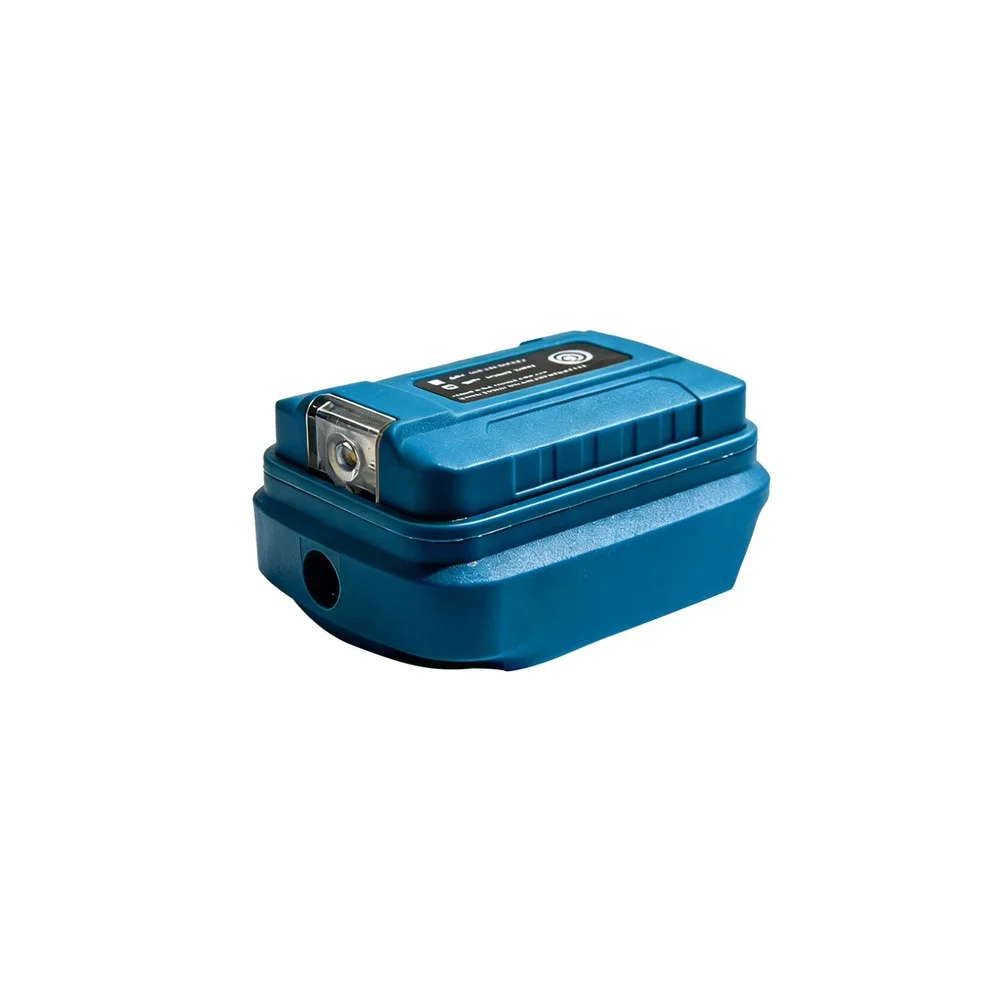 

21V to 5V USB Power Adapter with Built-in LED Light for Low-Light Conditions Compatible with BL1830 BL1840 BL1815