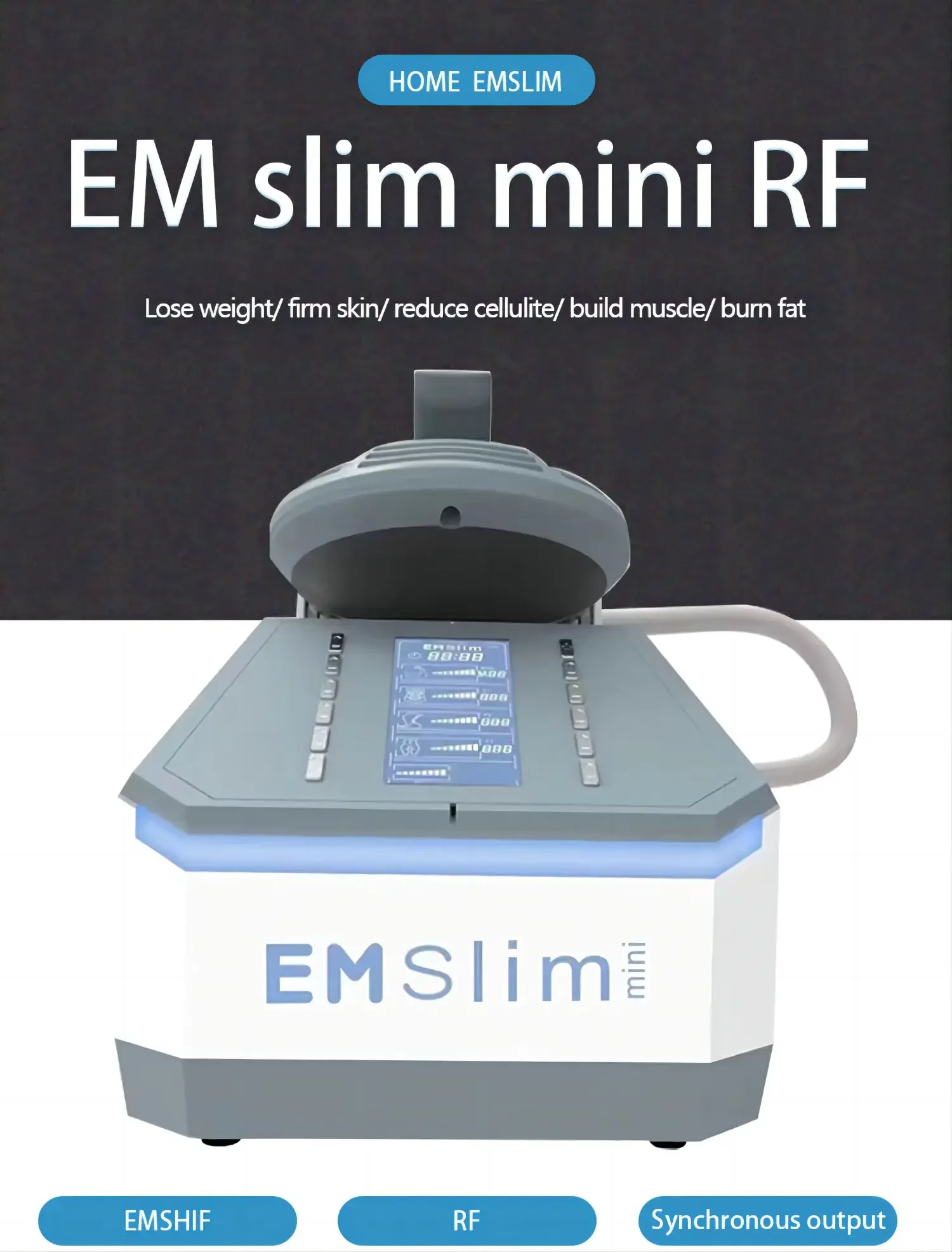 

EMSLIM NEO MINI slimming machine ems Stimulator HIEMT sculpt RF Muscle Sculpting build Muscle weight loss reduce fat burning