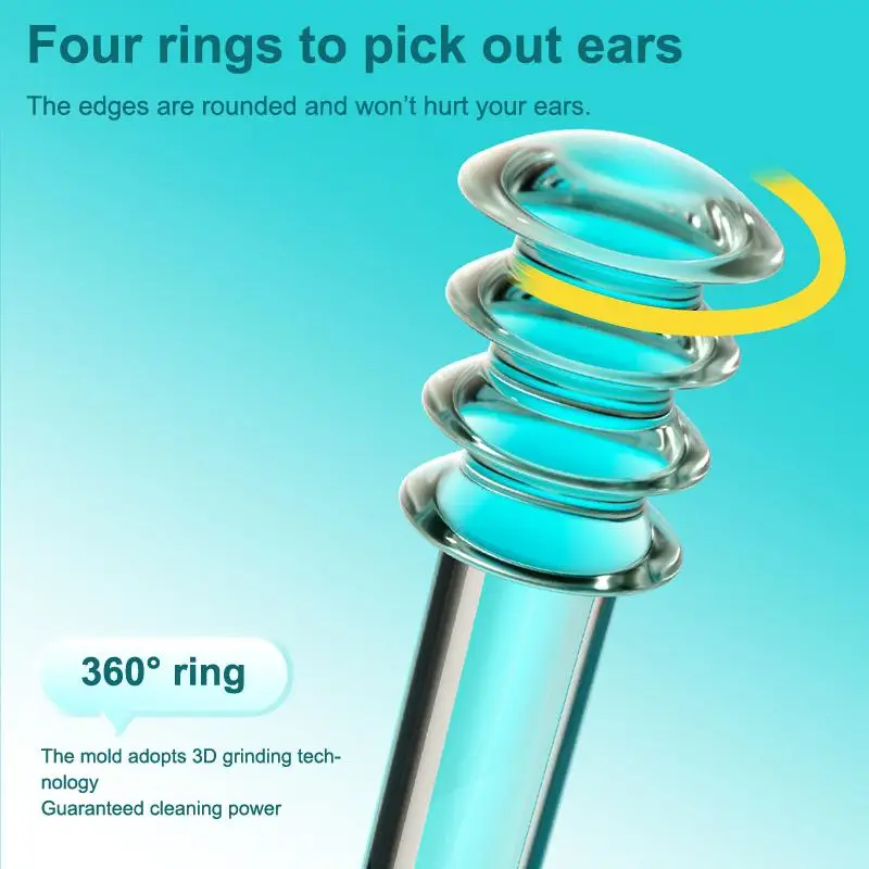 24Pcs Ear Pick Double-headed Wax Remover for Gentle and Effective Ear Cleaning Process