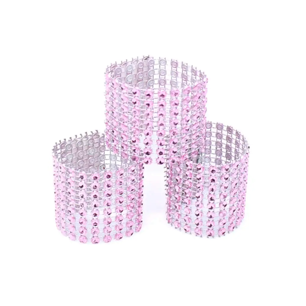 

50 Pcs Napkin Rings Serviette Buckles High Quality Material Wedding Party Decorations Christmas Holiday Events