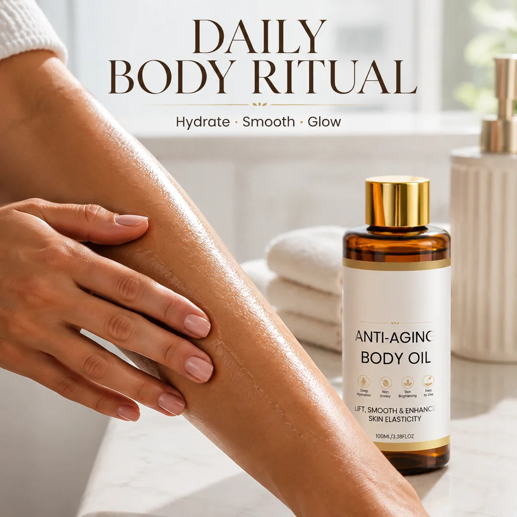 Body Care Oil Hydrating Body Oil Natural Lightweight Body Moisturizer Nourishing Body Treatment Bottle For Women Daily Skin Care