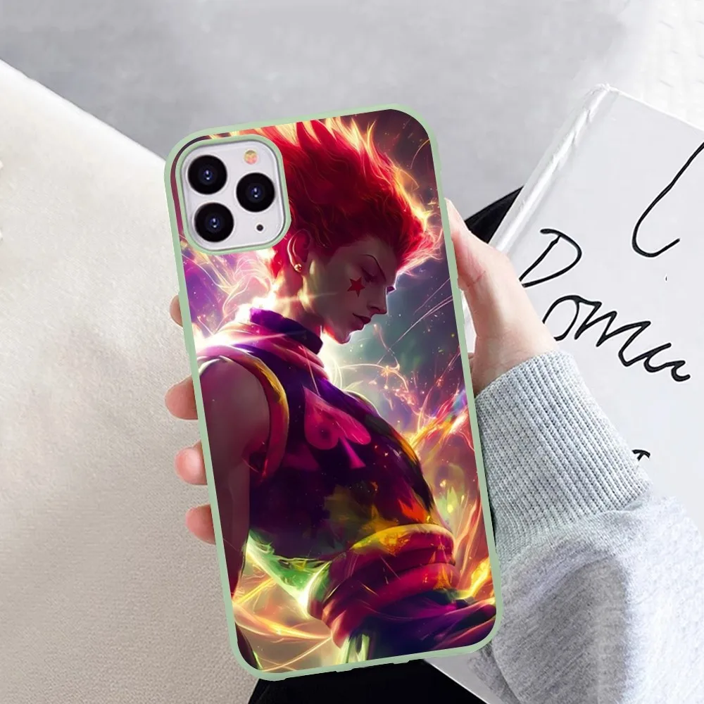 Hunter HXH Hisoka Phone Case For IPhone 14 11 12 13 Mini Pro Xs Max 8 7 6 6S Plus X XR Solid Candy Color Case