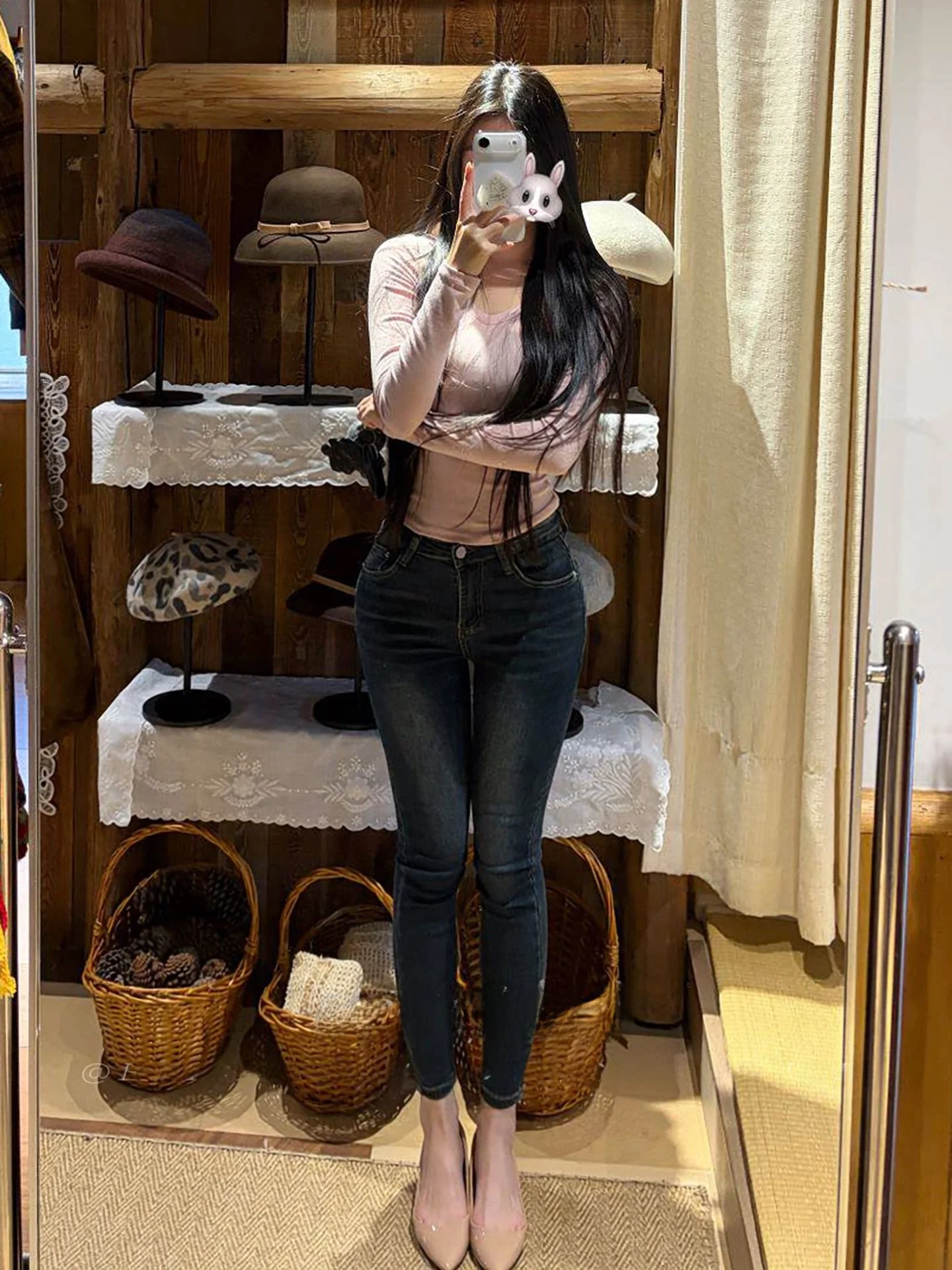 High Waist Pencil Jeans Women's Slim Fit Bootcut Stretch Denim High Leg Beautifng Retro Sle Spring Faion Ladies' Trousers