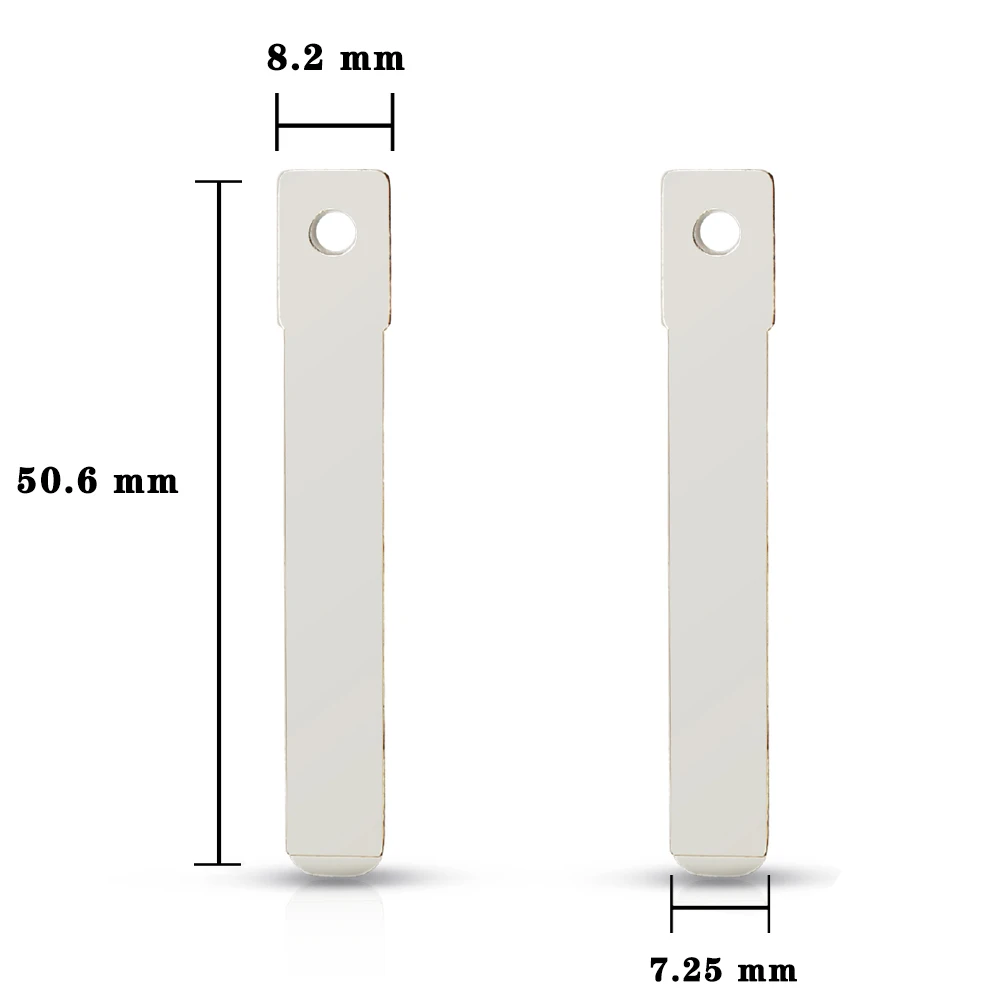 KEYYOU VAC102 VA2 HU83 NE72 lama chiave vuota per Renault Nissan Citroen Peugeot 307 207 308 lama non tagliata chiave auto originale remota