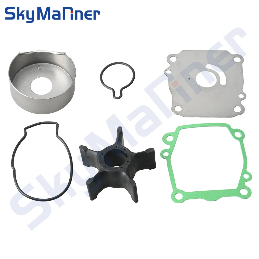 Water Pump Impeller Service Kit 17400-92J00 For Suzuki Boat Engine 4 Stroke DF90 - DF140 2001-201 Accessories Replaces Parts