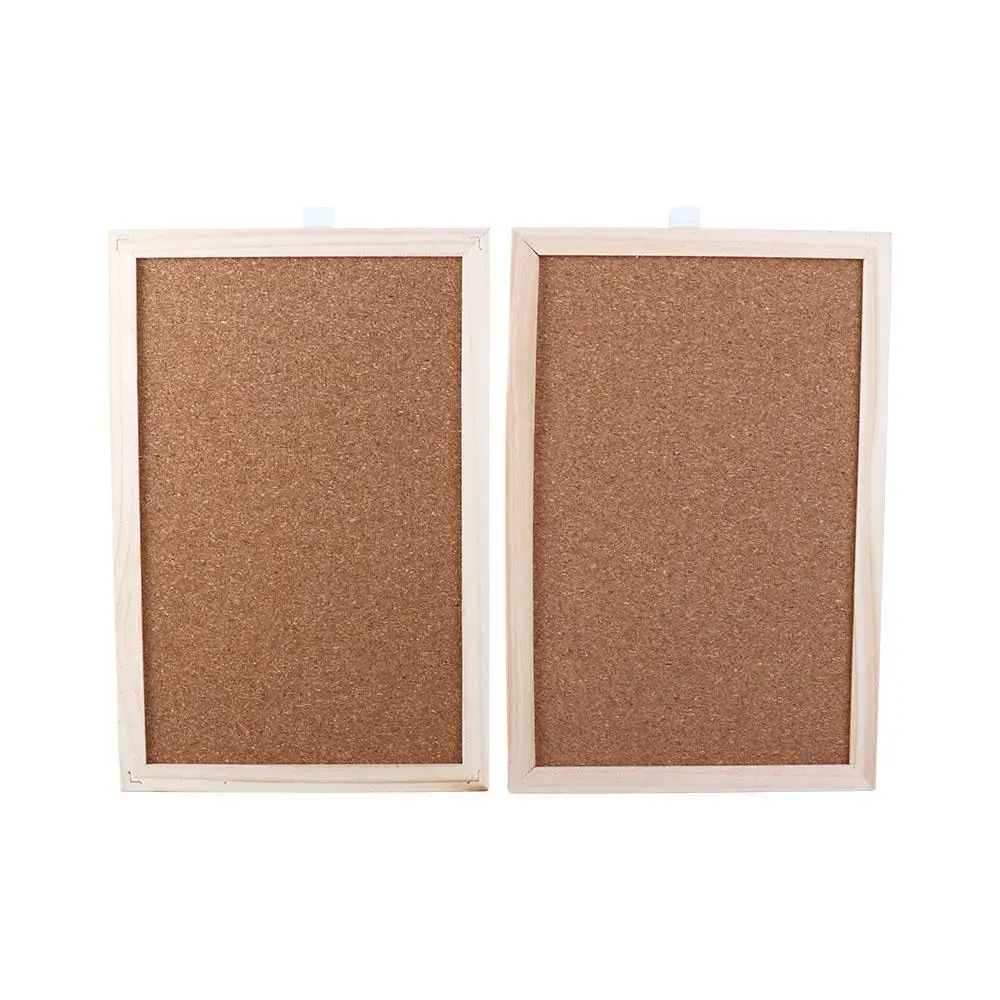 Message Board Kit Photo Background Board Jewelry Display Stand Teaching School Home Shop Wall Hanging Natural Cork Wood