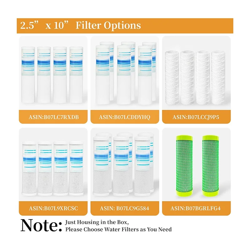 

Фильтр для воды обратного осмоса Forwell Andcity Water Корпус фильтра для воды для всего дома Система предварительной фильтрации для дома