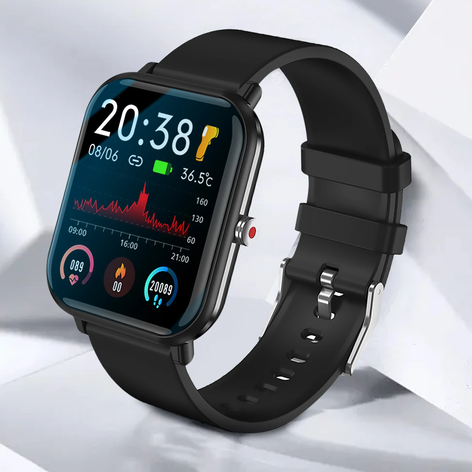 electronic watches for woman Ladies Full touch Screen Sports Fitness watch IP67 waterproof Bluetooth For Android iOS Smart watch