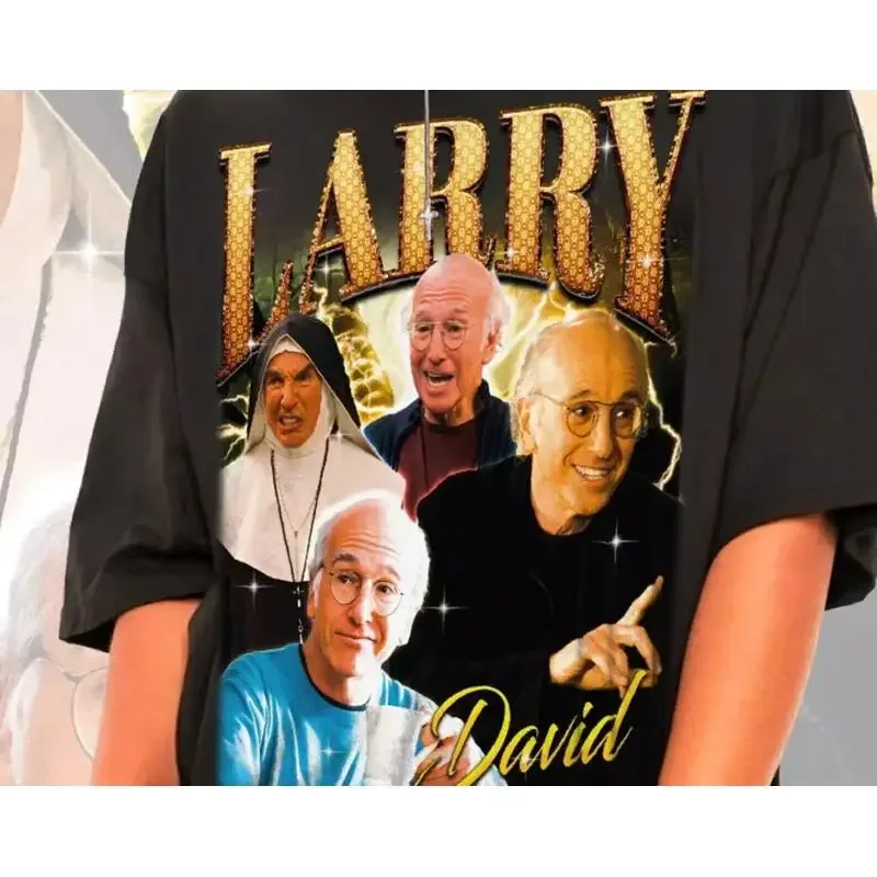 Larry David Retro Vintage T Shirt Size