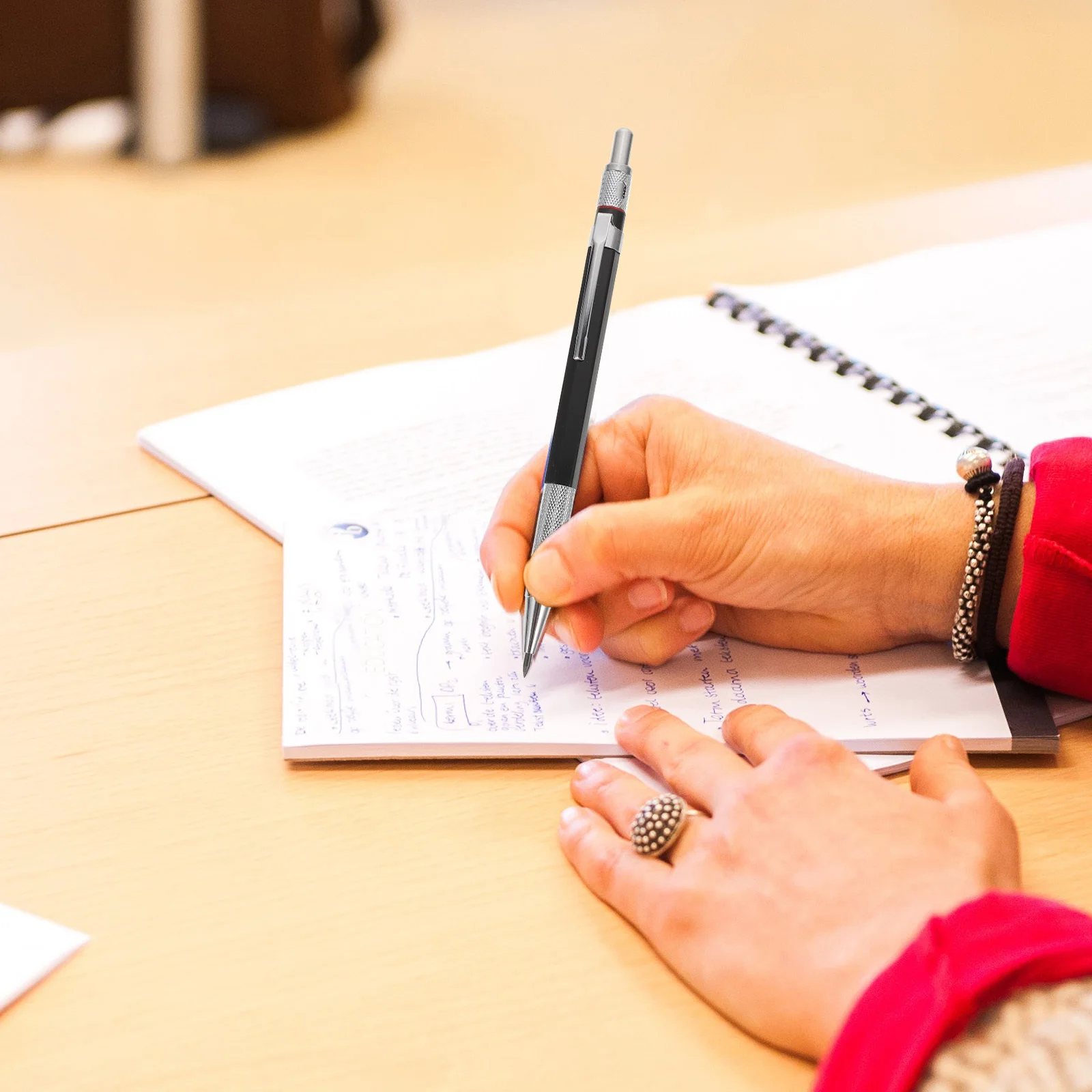 1 مجموعة الهندسة الميكانيكية قلم رصاص الصحافة زر تلميح الكتابة السلس مريحة الطلاب مكتب رسم قلم رصاص أقلام الرصاص الميكانيكية