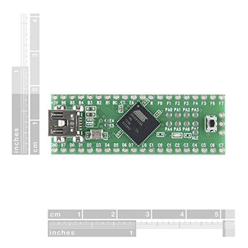 ABWH_Teensy 2.0++ USB AVR Development Board AT90USB1286 Keyboard Mouse