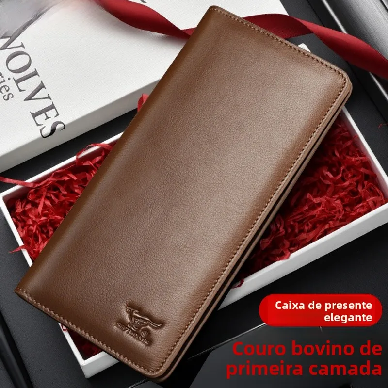 septwolves-long-leather-wallet-men's-new-style-top-layer-cowhide-high-end-bifold-birthday-dad-ticket-holder-business-ol-style
