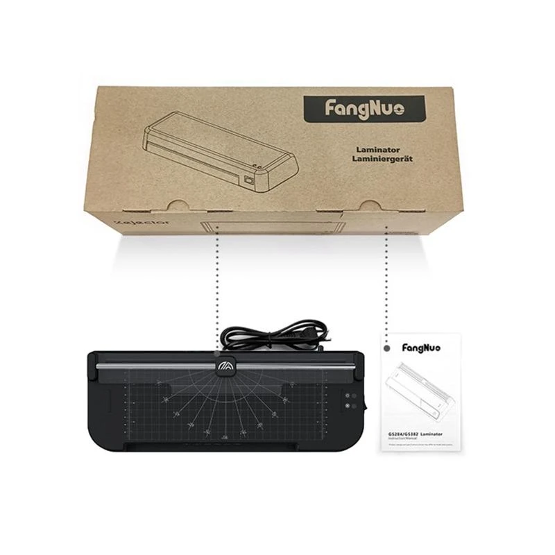 F68C Laminator Machine, 9-Inch Thermal Laminator, 4-in-1 Desktop Laminating