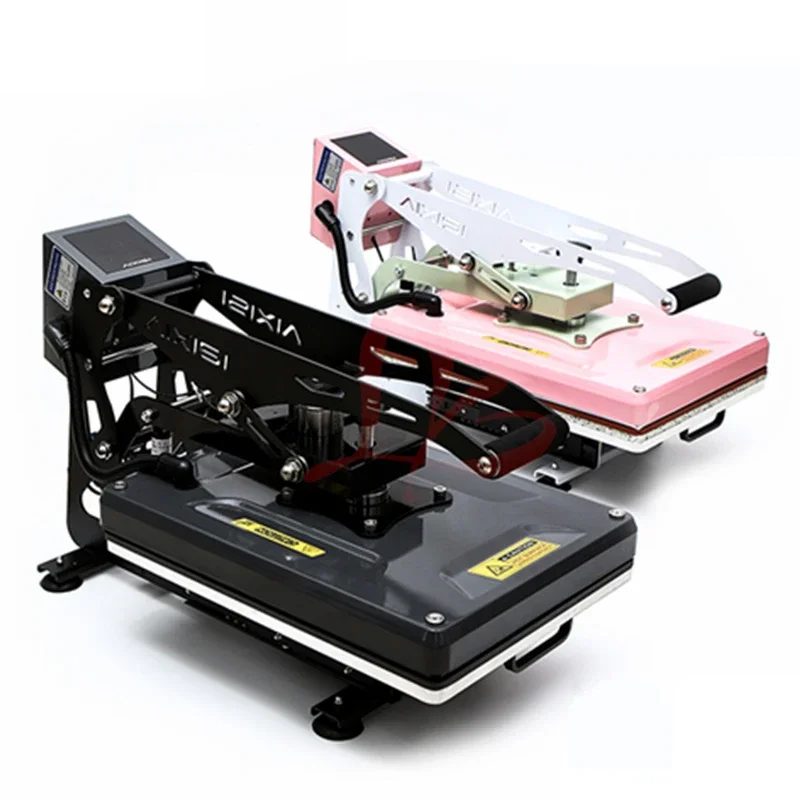 Semi-Automatic Heat Press Transfer Machine T-Shirt Hot Stamping Printer for Clothes Design and Artwork Digital Ironing Equipment