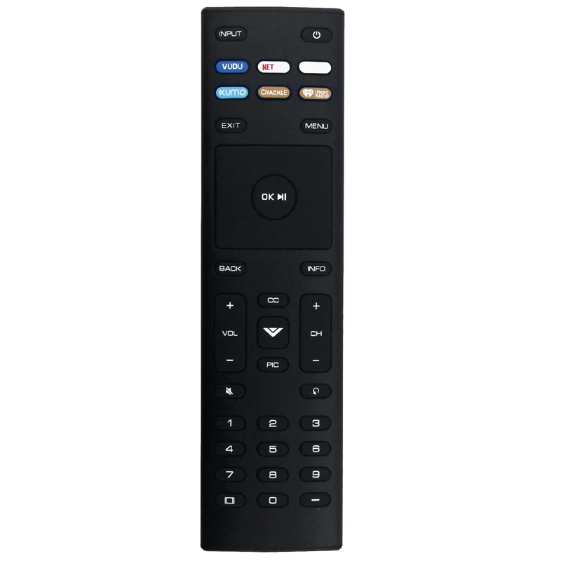 Remote Control XRT136 For VIZIO TV D24F-F1 D32FF1 D43F-F1 E55U-D0 E55UD2 E55-D0 E55E1 M65-D0 M65E0 P65-E1 P75C1