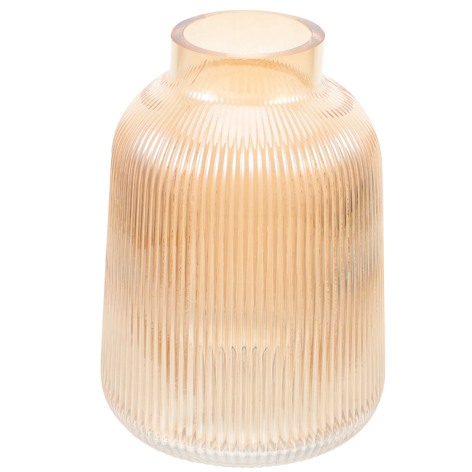 

1Pcs Glass Vase Nordic Style Small Size Vertical Stripe Texture Home Hotel Flower Arrangement Decor Dry Flower Pot