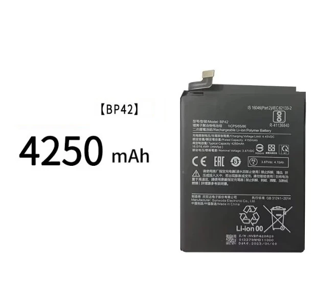 For xiaomi 11 youth edition new mobile phone battery bp42 4250mah