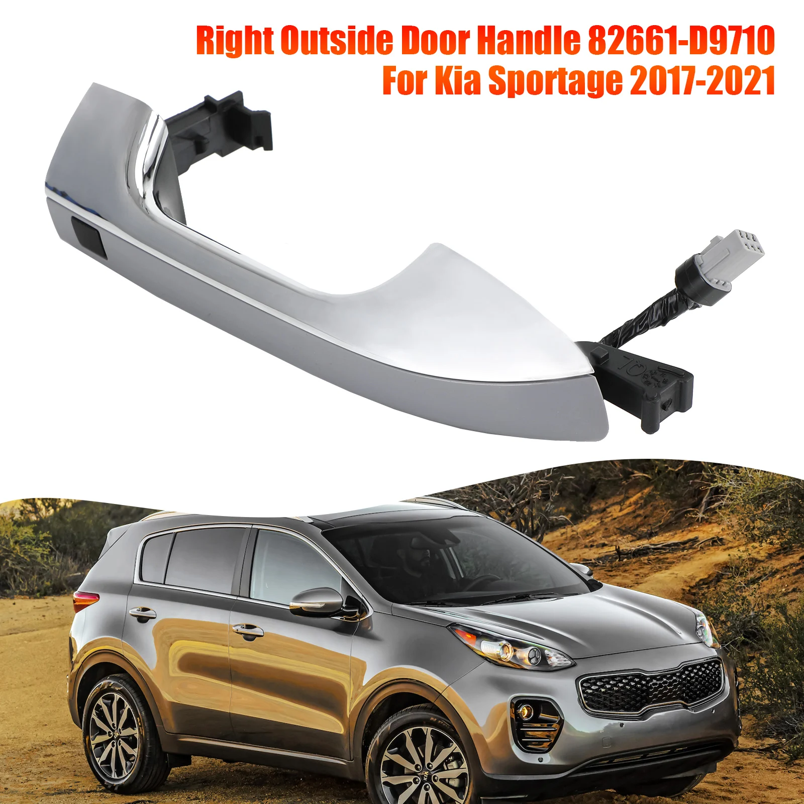 Right Outside Door Handle 82661-D9710 For Kia Sportage 2017-2021