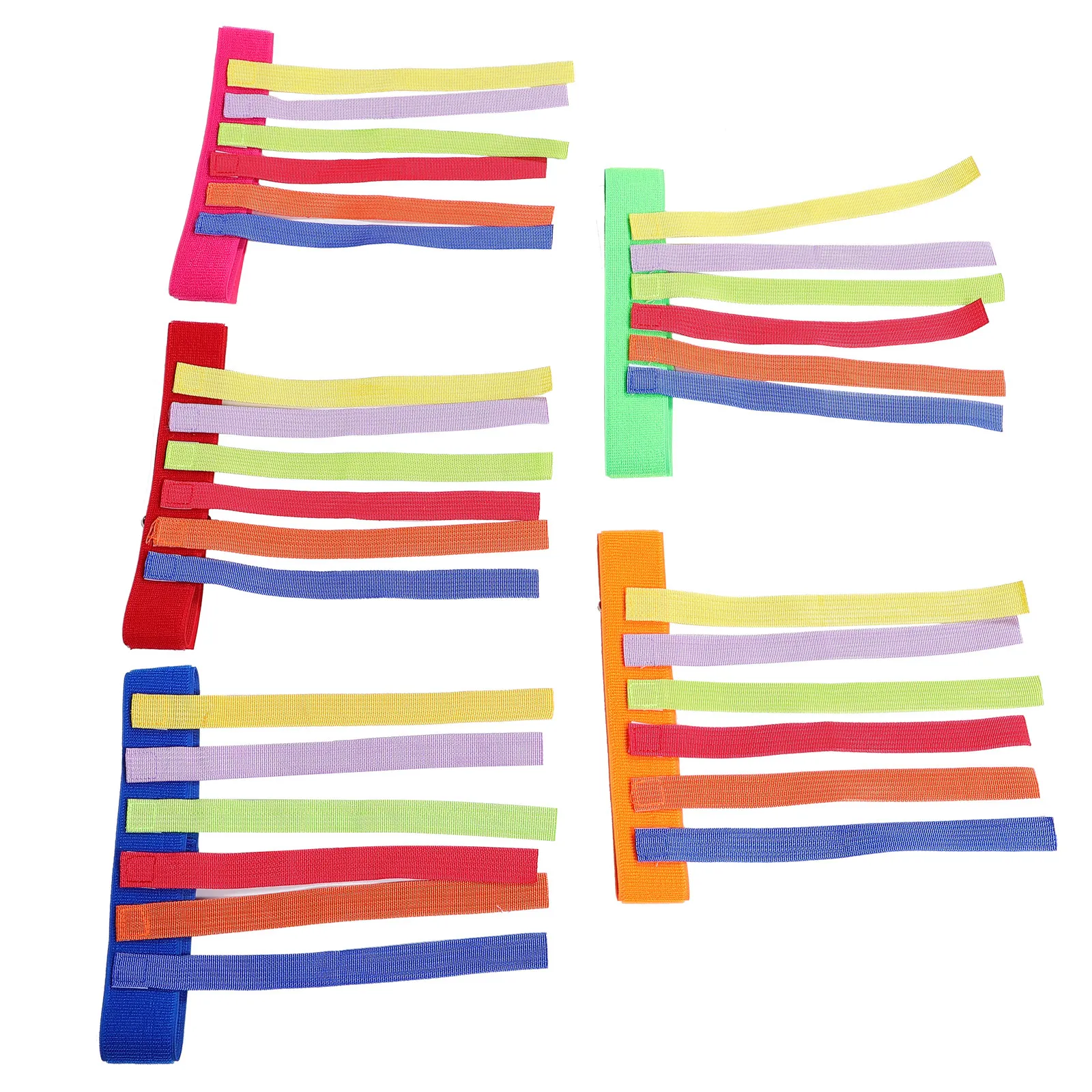 

5Pcs Stretchable Tail Catching Belt for Children Outdoor Games Sensory Integration Training Coordination Teamwork Kindergarten