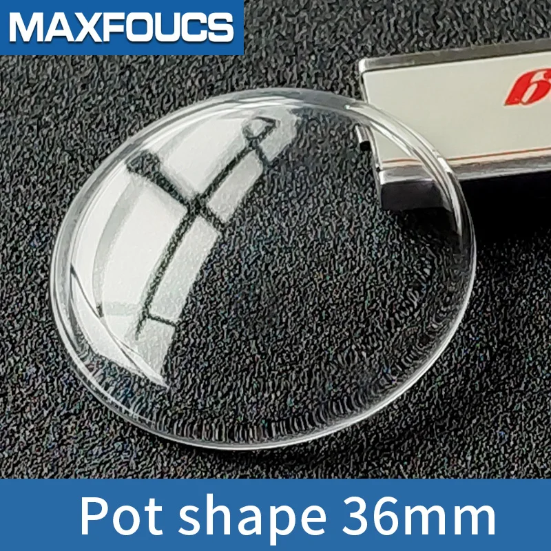 Mineral Glass Pot Shape 36mm For SEIKO Presage Watch Crystal Glass Parts Watches Replace Watch Repair Parts