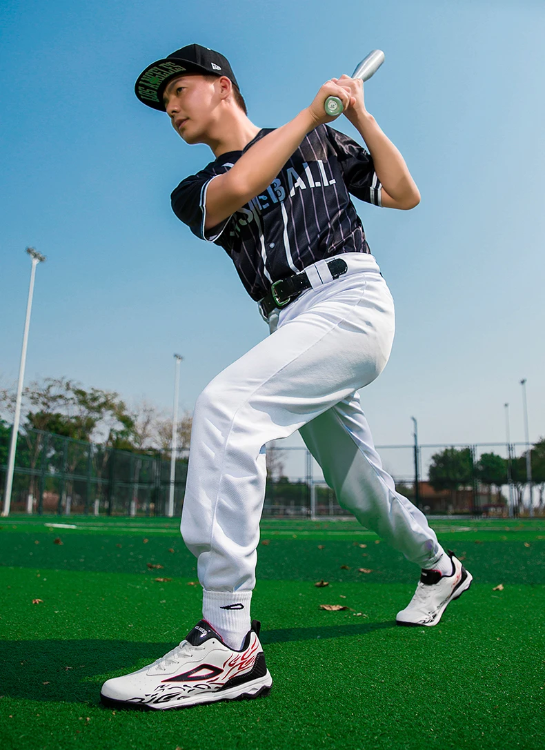 Leichte Baseball-Schuhe für Herren und Jugendliche, atmungsaktiv, rutschfest, mit Spikes, für Outdoor-Training und Wettkämpfe – Detail 8