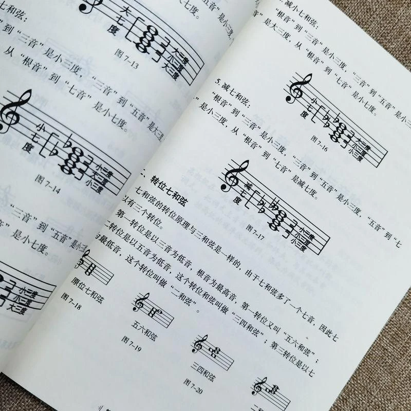 Introduction To Stave Basic Tutorial for Beginners Zero-based Learning Guitar and Piano Books Music Books Livros Libros