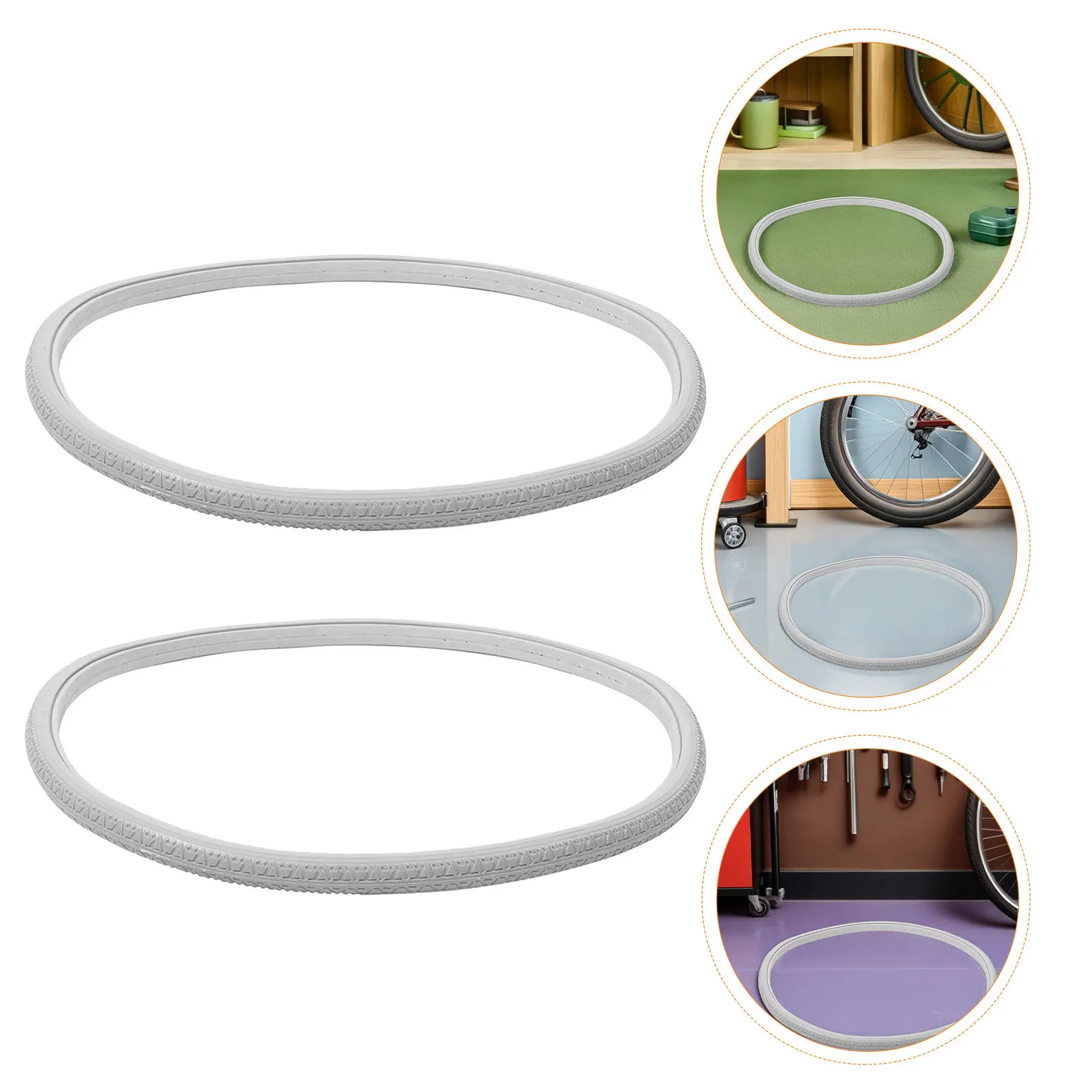 

2Pcs Wheelchair Solid Tires Elastic PU Replacement Wheels Front Rear Tires Wheelchair Parts Accessories Wheelchairs Back Wheel