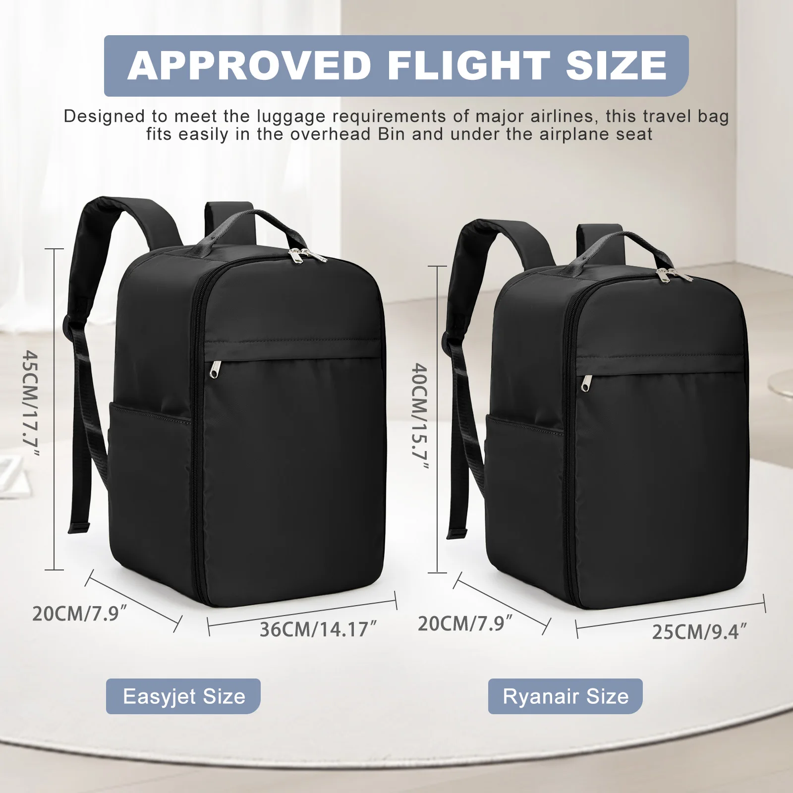 Ryanair Backpack 40x20x25 Cabin Bag, Hand Luggage Travel Backpack for  Easyjet Cabin Bag 45x36x20, Laptop Backpack for Women/Men - AliExpress 1524