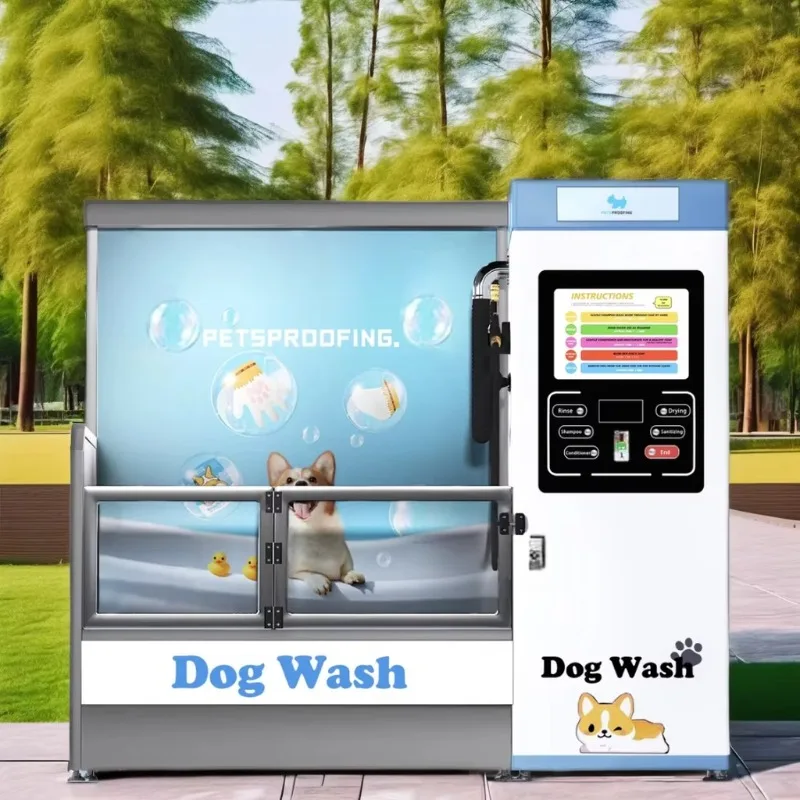 Novelty Designed New Self Service Automatic Coin Operated Large Dog Bathing Station Vending Washing Machine for Pet Supplies