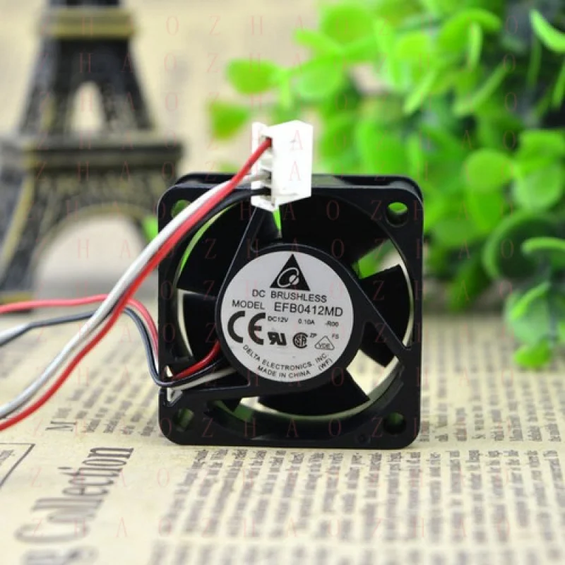 

L+ for Delta EFB0412MD 12V 0.10A 4Pin 3wire 40x40x20mm High Speed Ball Bearing Case Fan