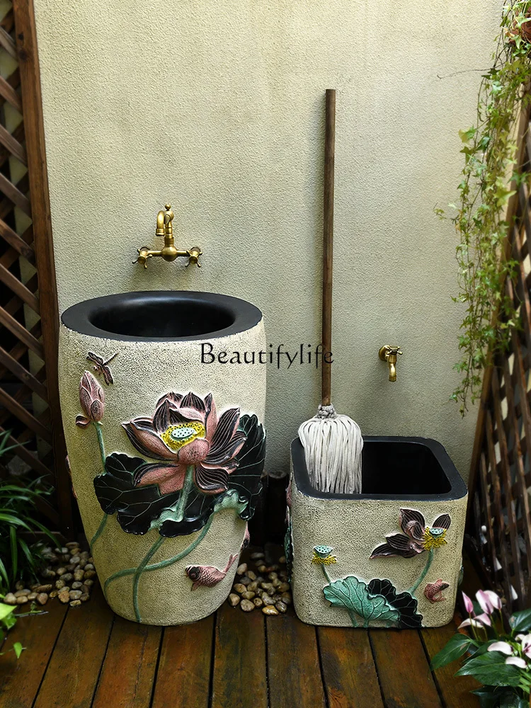 

Chinese Outdoor Balcony Bathroom Home Mop Pool Floor Sink