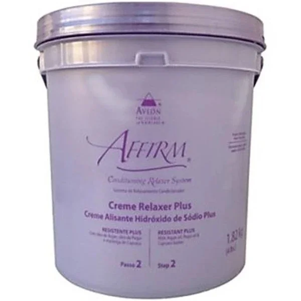 Creme Affirm Avlon Alisante Hidróxido de Sódio Resistente Plus 1,8Kg