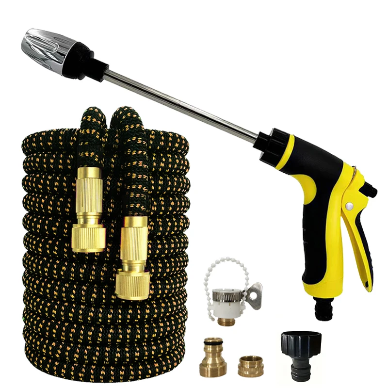 2026 Expandable Magic Garden Hose, Multifunctional Adjustable Car Wash Water Gun, Watering And Pet Shower Tools 25FT-150FT ﻿